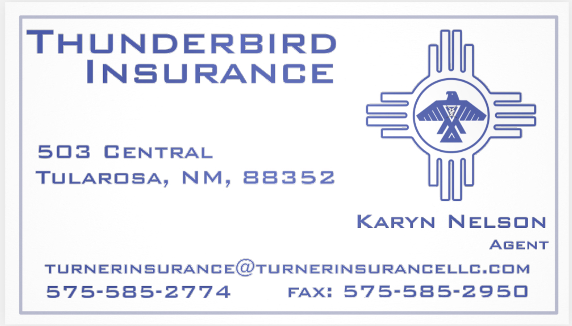 Thunderbird Insurance Business Card